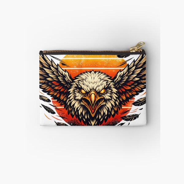 Item preview, Fierce Eagle Head Retro Sunset Vintage Style T-Shirt | Powerful Eagle Graphic Tee designed and sold by KalaPXL.
