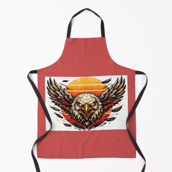 Item preview, Fierce Eagle Head Retro Sunset Vintage Style T-Shirt | Powerful Eagle Graphic Tee designed and sold by KalaPXL.