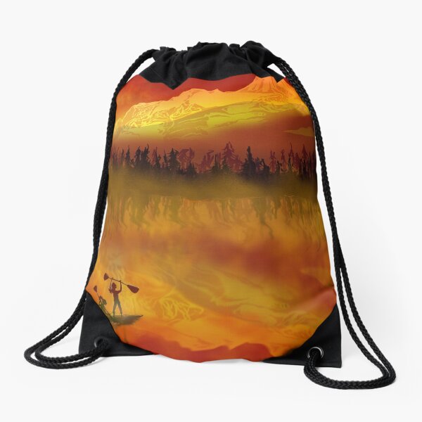 Kayak Victory Drawstring Bag