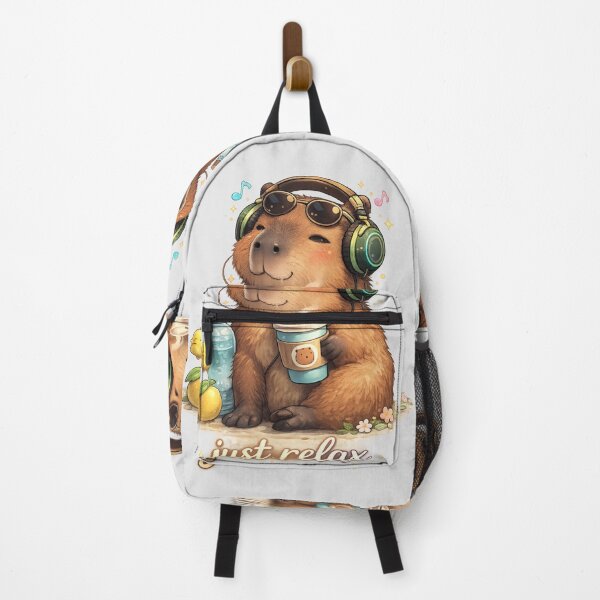 Item preview, Chill Capybara Just Relax – Cute Coffee Animal Design designed and sold by PlynGraphics.