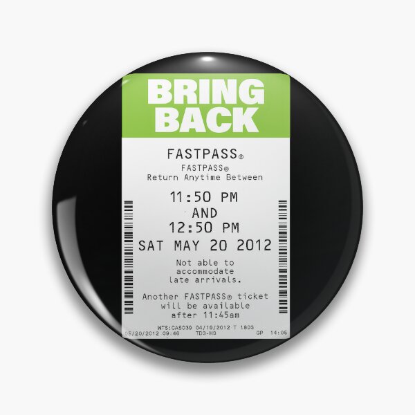 Item preview, Bring Back Fastpass designed and sold by karimelmers.