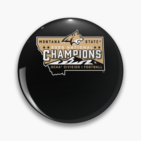 Item preview, Montana State Bobcats National Champs NCAA Division I Football 2025 Football Navy  designed and sold by moolan9.