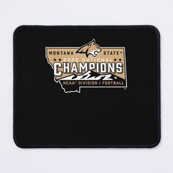Item preview, Montana State Bobcats National Champs NCAA Division I Football 2025 Football Navy  designed and sold by moolan9.