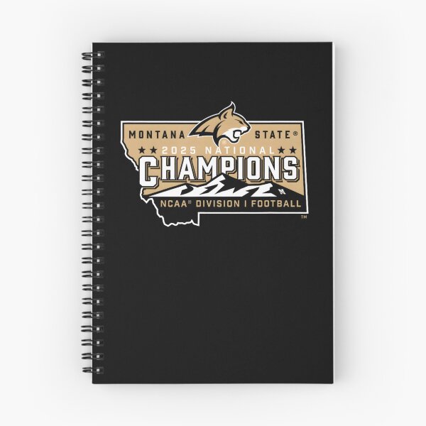 Item preview, Montana State Bobcats National Champs NCAA Division I Football 2025 Football Navy  designed and sold by moolan9.