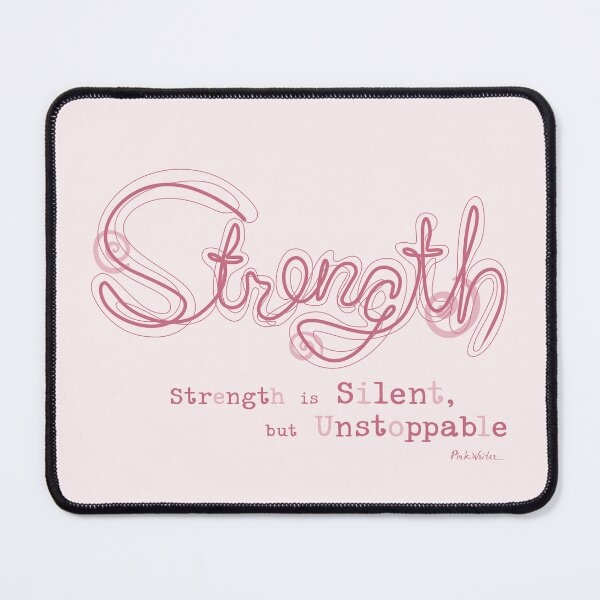 Item preview, One-Line Strength – Quiet Power designed and sold by Pink Writer.