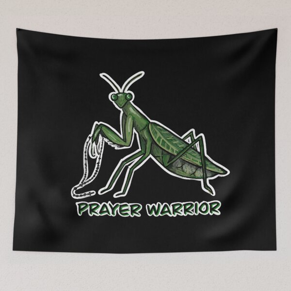 Item preview, Prayer Warrior Funny Praying Mantis Christian Faith Humor Design designed and sold by Nannythenimfa.