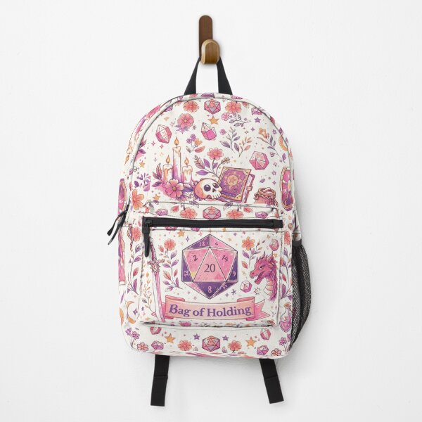 Item preview, BAG OF HOLDING: cute and girly pink dungeons and dragons rpg doodles designed and sold by DungeonAtelier.