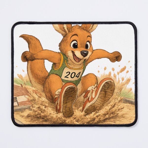 Item preview, Kangaroo Long Jump Champion designed and sold by photoparadise22.