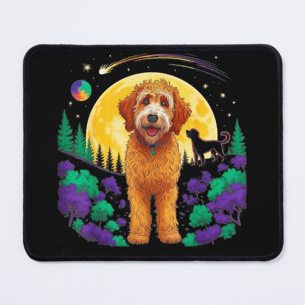 Item preview, Golden Doodle Moon Night Dog Lover designed and sold by SanTiOmal.