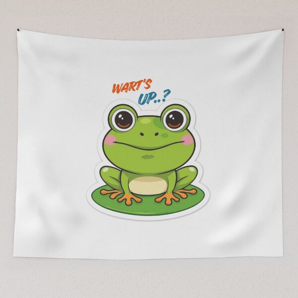 Item preview, Smiling Frog Wart's UP...? designed and sold by AmitKumar951994.