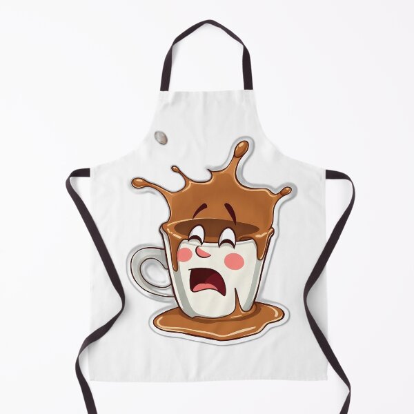 Item preview, Startled Coffee Cup Illustration - Funny Universal Humor Art designed and sold by PrintMadog.