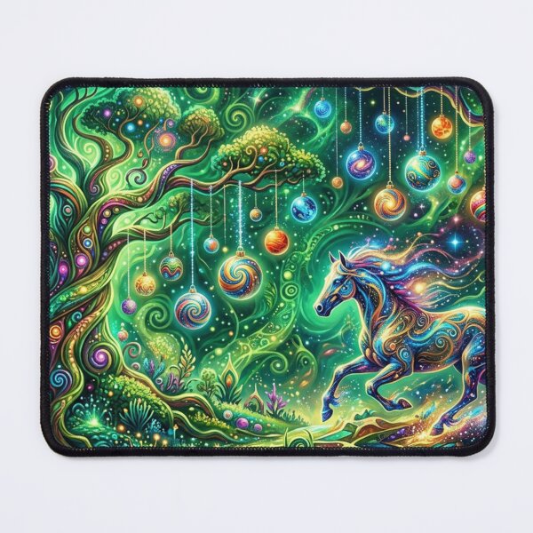 Item preview, Cosmic horse in the enchanted forest designed and sold by Sigtrix.