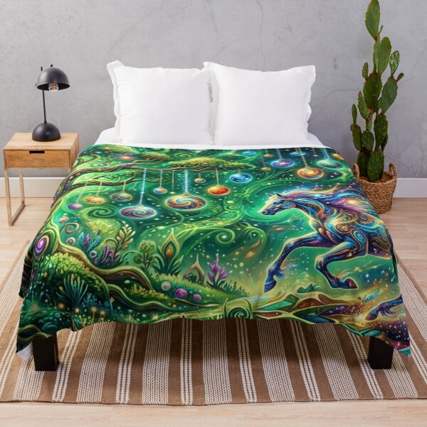 Item preview, Cosmic horse in the enchanted forest designed and sold by Sigtrix.