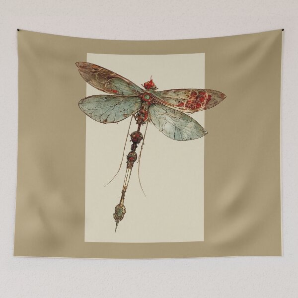 Item preview, Dragonfly biology art designed and sold by Natart1004.
