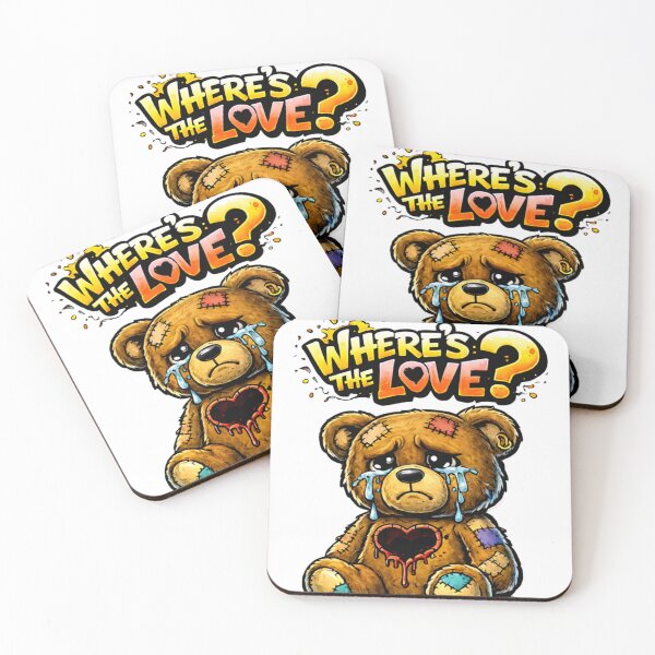 Item preview, Broken Heart Teddy Bear Where’s The Love designed and sold by Urban Cultr Designs.