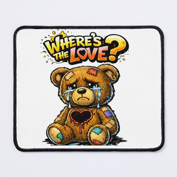Item preview, Broken Heart Teddy Bear Where’s The Love designed and sold by Urban Cultr Designs.