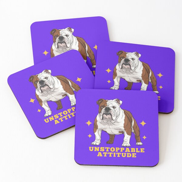 Item preview, Unstoppable Attitude Bulldog - Powerful Animal Streetwear designed and sold by M.Store.