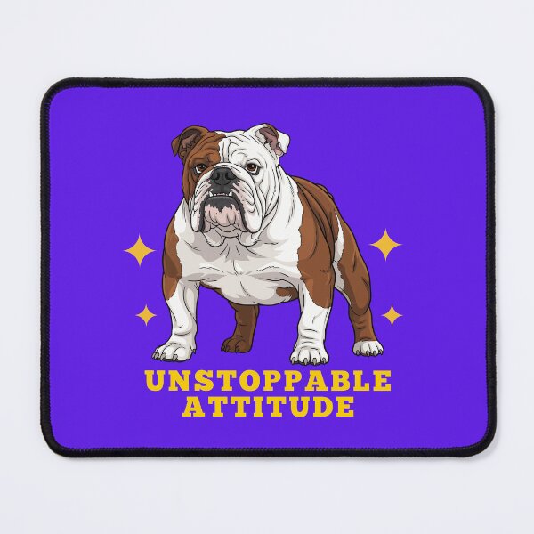 Item preview, Unstoppable Attitude Bulldog - Powerful Animal Streetwear designed and sold by M.Store.