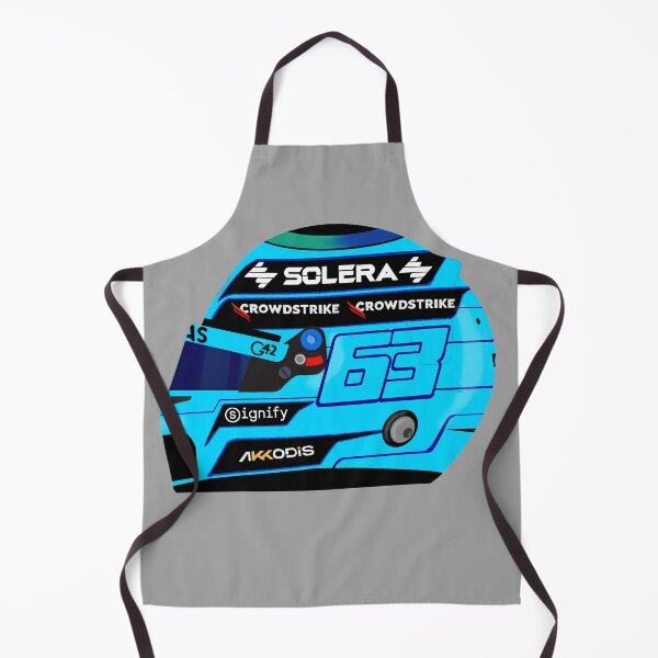 Item preview, George Russell F1 Helmet 2026 sketch designed and sold by Pink Polar F1.