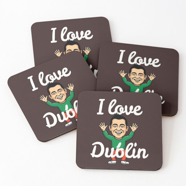 Item preview, Dublin Ireland St. Patrick's Day Cheers | Funny Bearded Man with Beer & Shamrock T-Shirt designed and sold by Sushikidsntoddlers.
