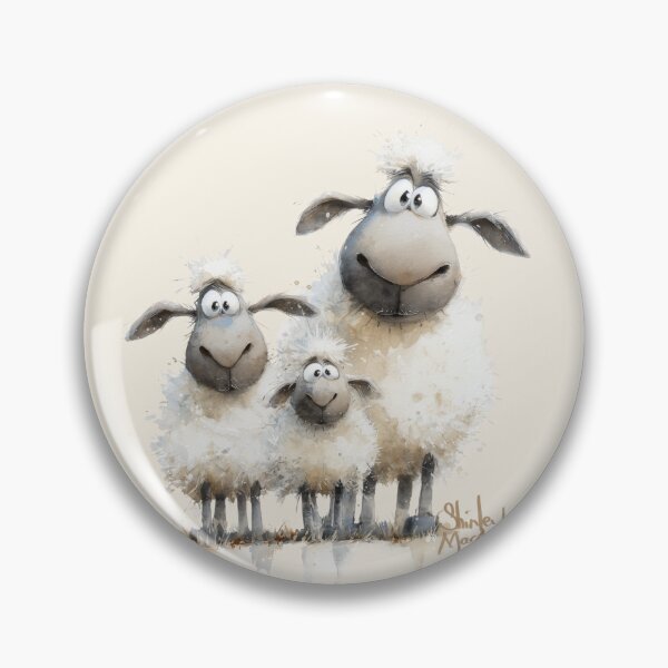 Item preview, Gorgeous Sheep ' The Greys’ BY SHiRLeY MacARTHuR designed and sold by Shirley MacArthur Art.