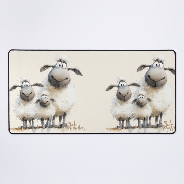 Item preview, Gorgeous Sheep ' The Greys’ BY SHiRLeY MacARTHuR designed and sold by Shirley MacArthur Art.