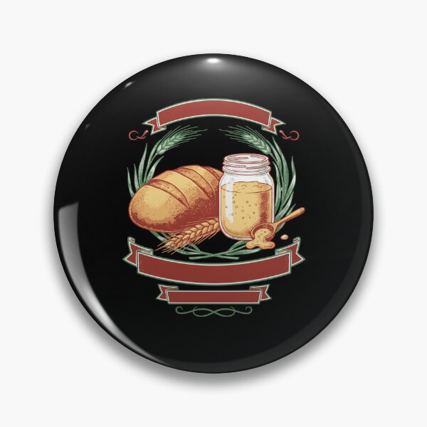 Item preview, sourdough Bread Baking Baker Sourdough Starter Jar designed and sold by LuminOrb.