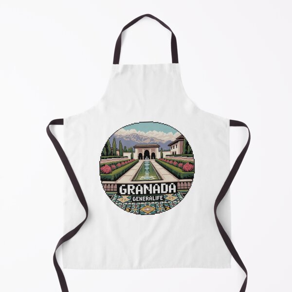 Item preview, Granada España Pixel Art: Generalife Gardens designed and sold by CircinusStore.