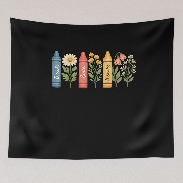 Item preview, Teach Love Inspire Crayon Design designed and sold by HUTEND.