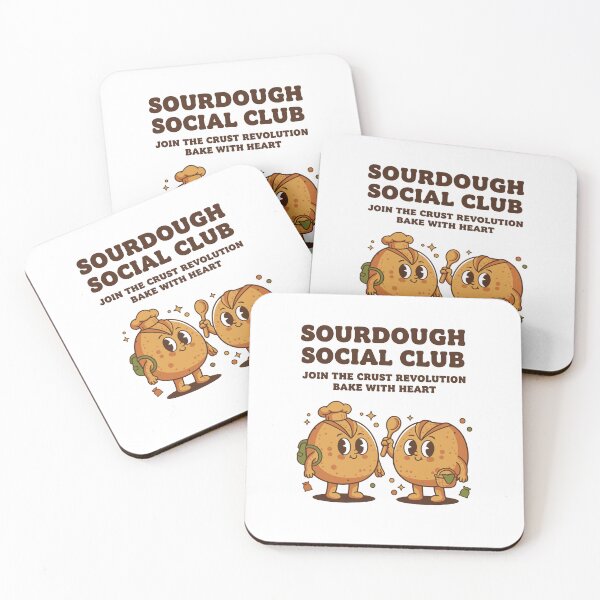 Artikelvorschau, Sourdough Social Club Crust Revolution Baking Era entworfen und verkauft von LuminOrb.