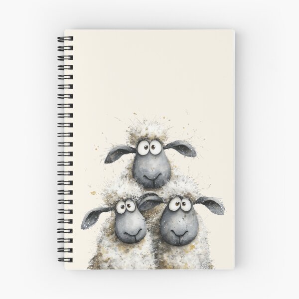 Item preview, Gorgeous Sheep ' The Pom Poms’ BY SHiRLeY MacARTHuR designed and sold by Shirley MacArthur Art.
