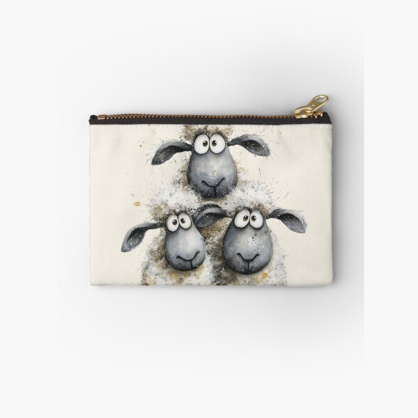 Item preview, Gorgeous Sheep ' The Pom Poms’ BY SHiRLeY MacARTHuR designed and sold by Shirley MacArthur Art.