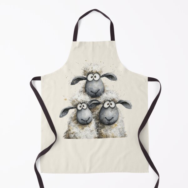 Item preview, Gorgeous Sheep ' The Pom Poms’ BY SHiRLeY MacARTHuR designed and sold by Shirley MacArthur Art.