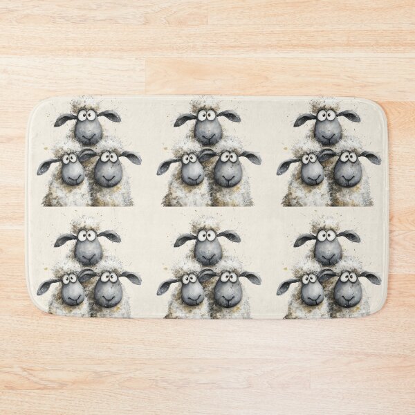 Item preview, Gorgeous Sheep ' The Pom Poms’ BY SHiRLeY MacARTHuR designed and sold by Shirley MacArthur Art.