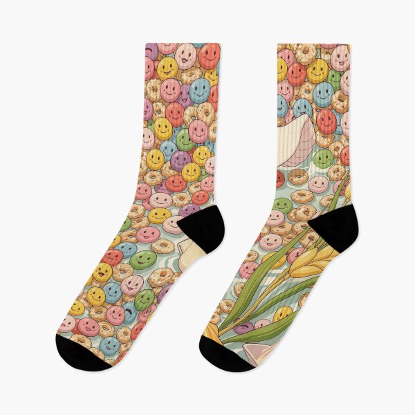 Item preview, Kawaii Cornflakes in a Milk Sea designed and sold by M-Y-A-R-T-.