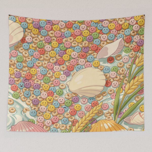 Item preview, Kawaii Cornflakes in a Milk Sea designed and sold by M-Y-A-R-T-.