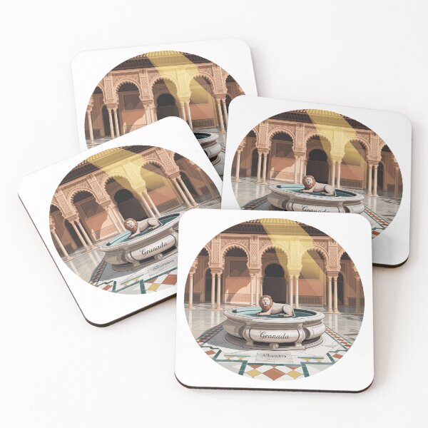 Item preview, Granada España Pixel Art: Generalife Gardens designed and sold by CircinusStore.