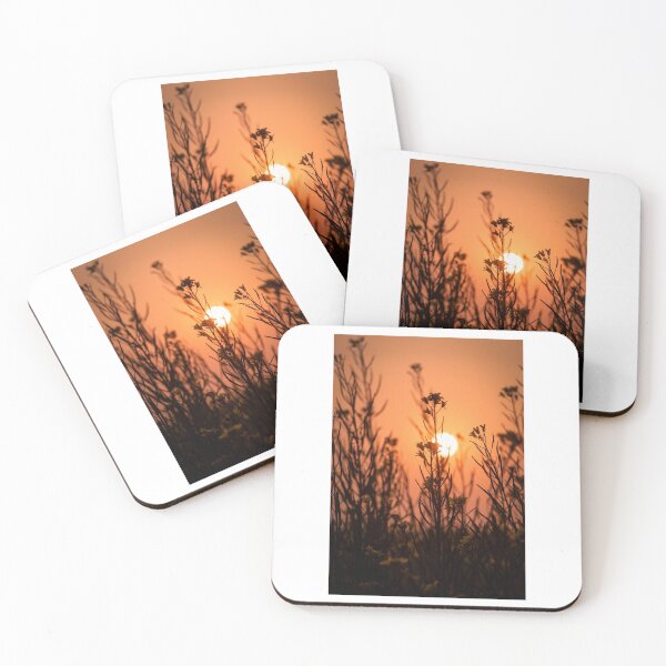 Item preview, Flower Silhouette Sunset Photographic Print designed and sold by Mother-Nature65.