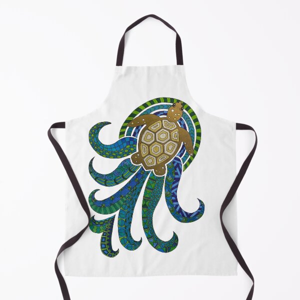 Item preview, Turtle Jellyfish Ocean Pattern designed and sold by Sky24Designs.
