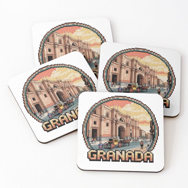 Item preview, Granada España Pixel Art: Historic Street designed and sold by CircinusStore.
