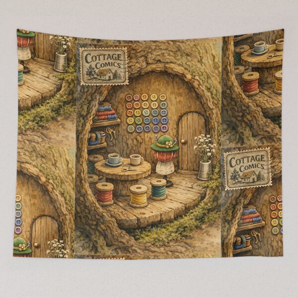 Item preview, The Mouse’s Haberdashery - Cute Cottagecore designed and sold by bapupa.