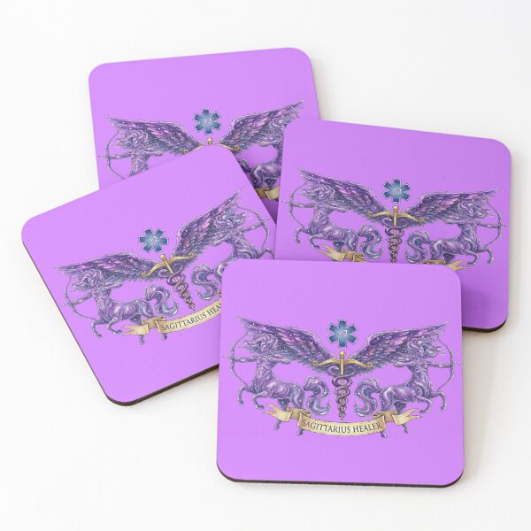 Item preview, Sagittarius Medical Zodiac – Caduceus Astrology Art for Doctors and Nurses designed and sold by med-lavender-ee.