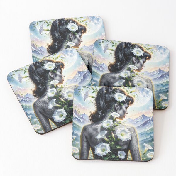 Item preview, Blooming Moonflower Lady designed and sold by M-Y-A-R-T-.