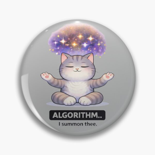Item preview, Algorithm I Summon Thee Funny Creator Life Cat Meme Design designed and sold by Mindworx21.