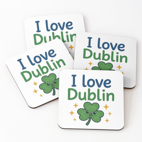 Item preview, Dublin Ireland St. Patrick's Day Cheers | Funny Bearded Man with Beer Mug & Shamrock T-Shirt designed and sold by Sushikidsntod.