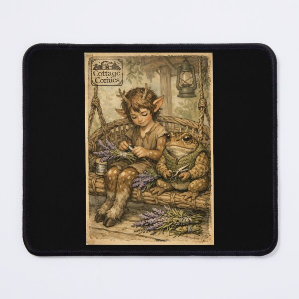 Item preview, The Faun’s Herb-Binding Porch - Magical Cottagecore designed and sold by bapupa.
