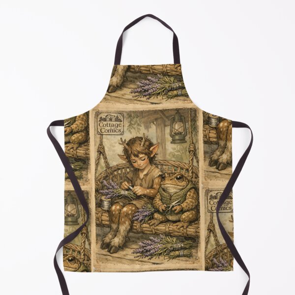 Item preview, The Faun’s Herb-Binding Porch - Magical Cottagecore designed and sold by bapupa.