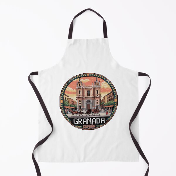 Item preview, Granada España Pixel Art: Historic Landmark designed and sold by CircinusStore.