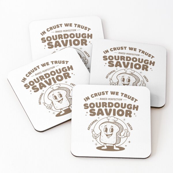 Item preview, sourdough savior in crust we trust bread baking designed and sold by LuminOrb.