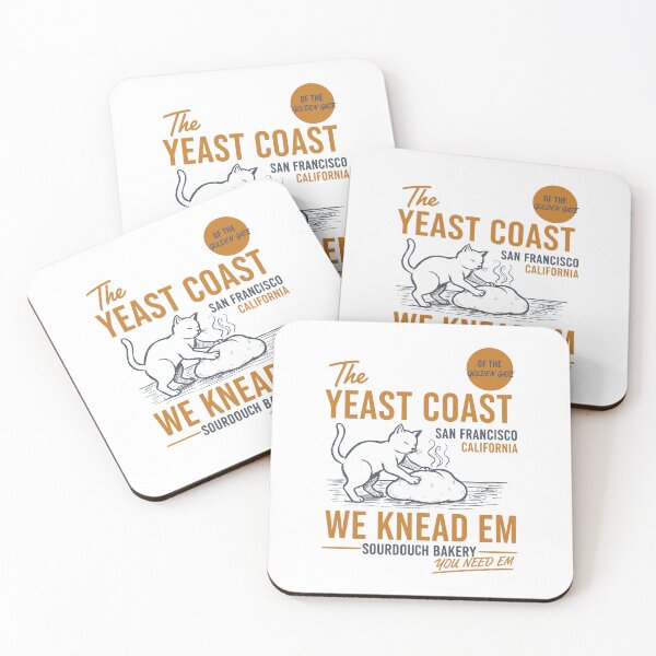 Item preview, The Yeast Coast We Knead Em Sourdough designed and sold by LuminOrb.